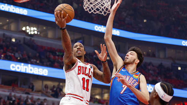 Chet Holmgren, DeMar DeRozan, OKC Thunder, Chicago Bulls